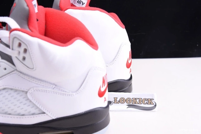 Air DA1911-102 5 Fire Tongue (2020) Jordan Retro Silver Red 0811